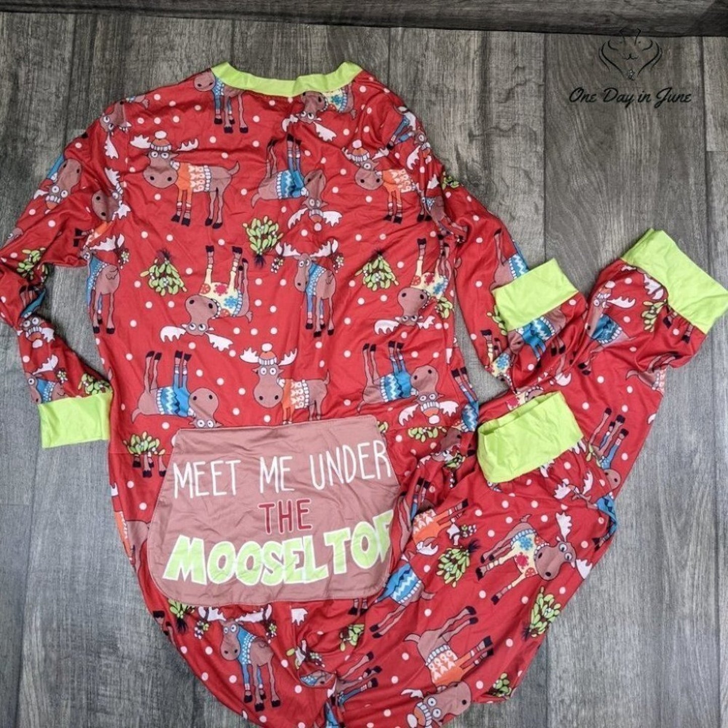 Onancehim One Piece Christmas Pajamas Size XL