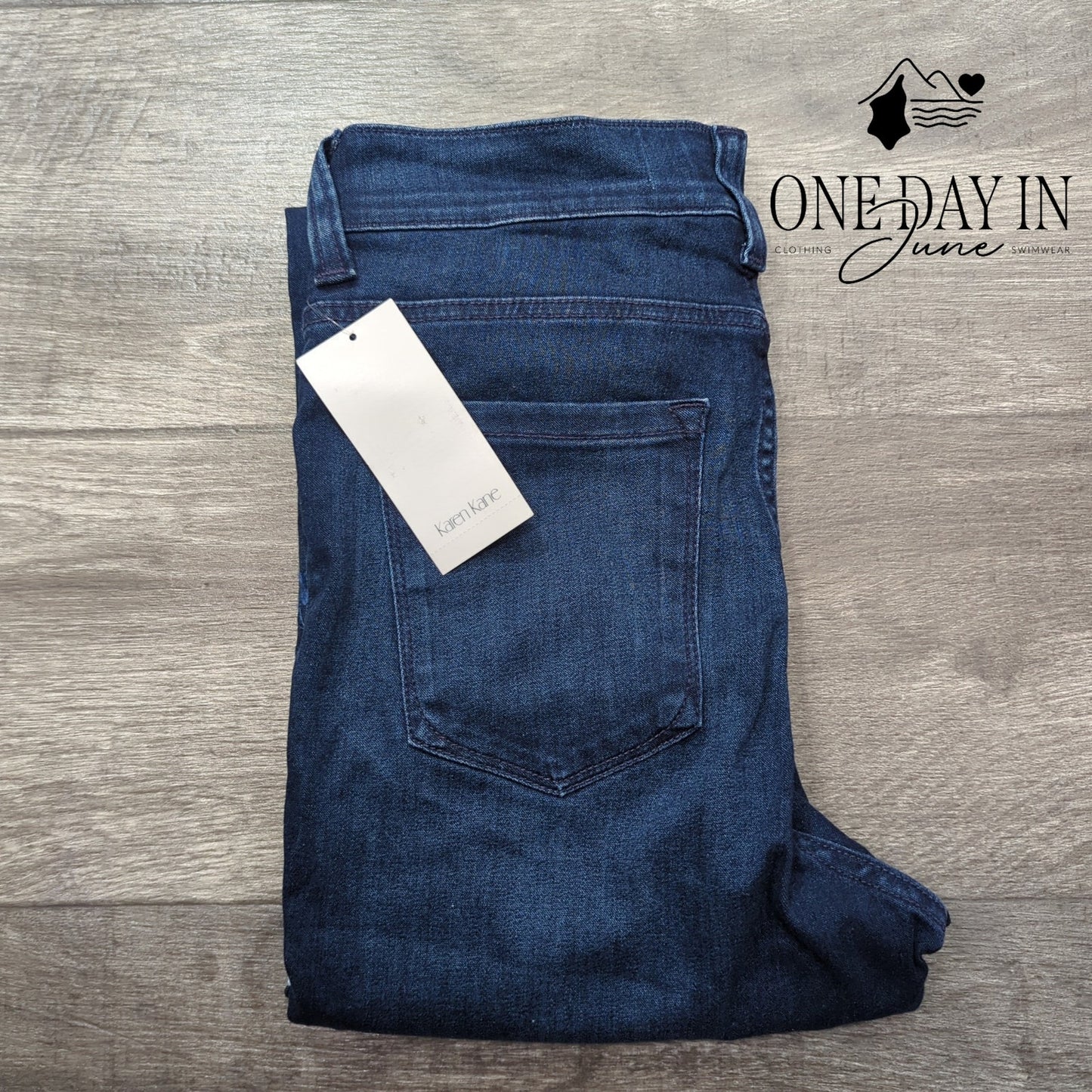 Karen Kane Midnight Sun High Waist Embroidered Skinny Jeans Size 10