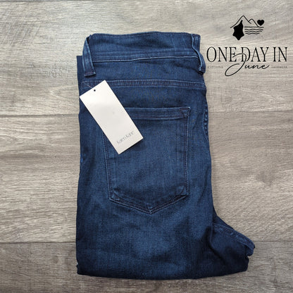 Karen Kane Midnight Sun Floral Embroidered Skinny Jeans Blue NWT Size 10