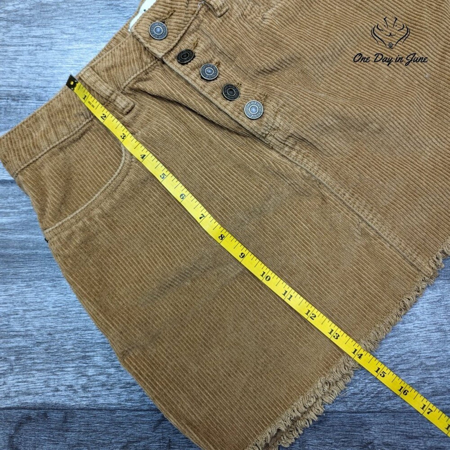 Indigo Rein Corduroy Mini Skirt Size 9