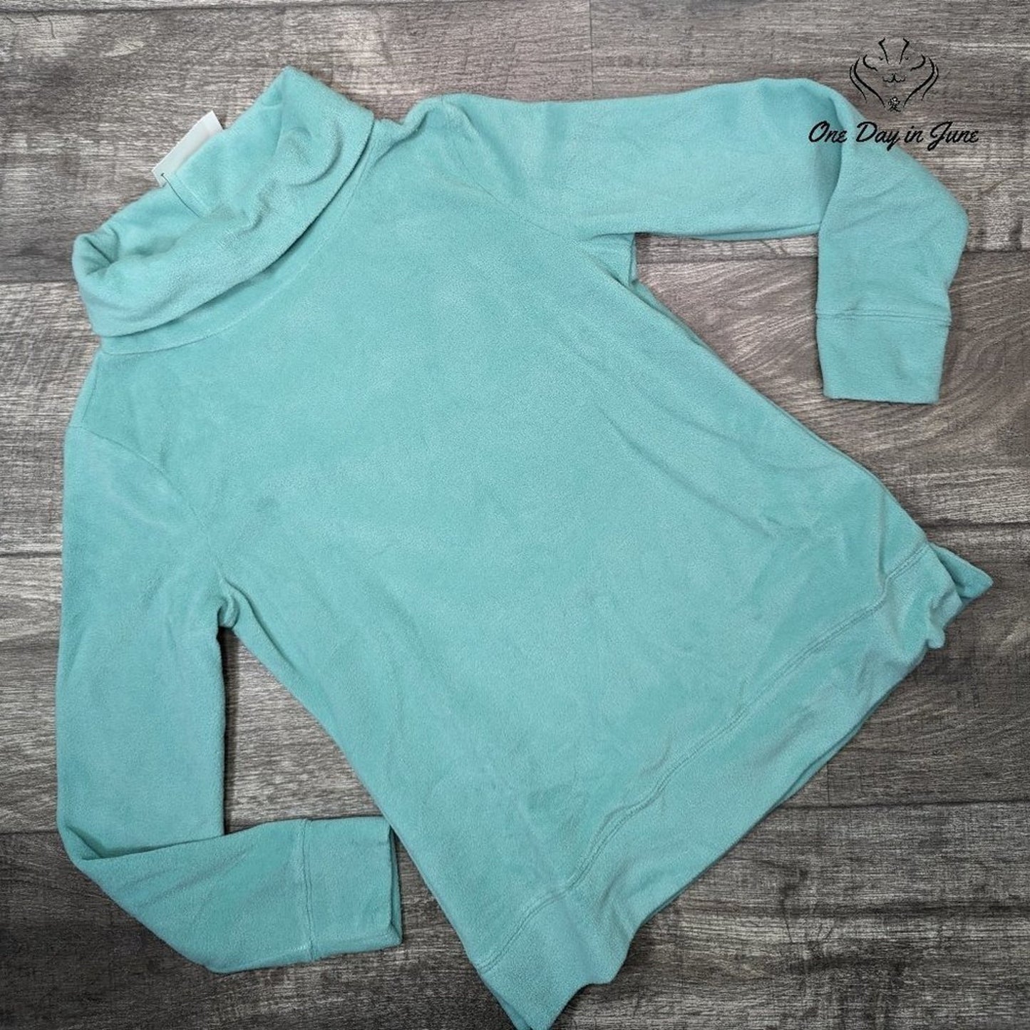 Talbots Petite Fleece Long Sleeve Pullover Top Size P