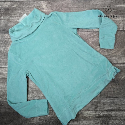 Talbots Petite Fleece Long Sleeve Pullover Top Size P