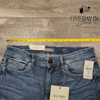DL1961 Avery Modern Straight Jeans Size 32X32