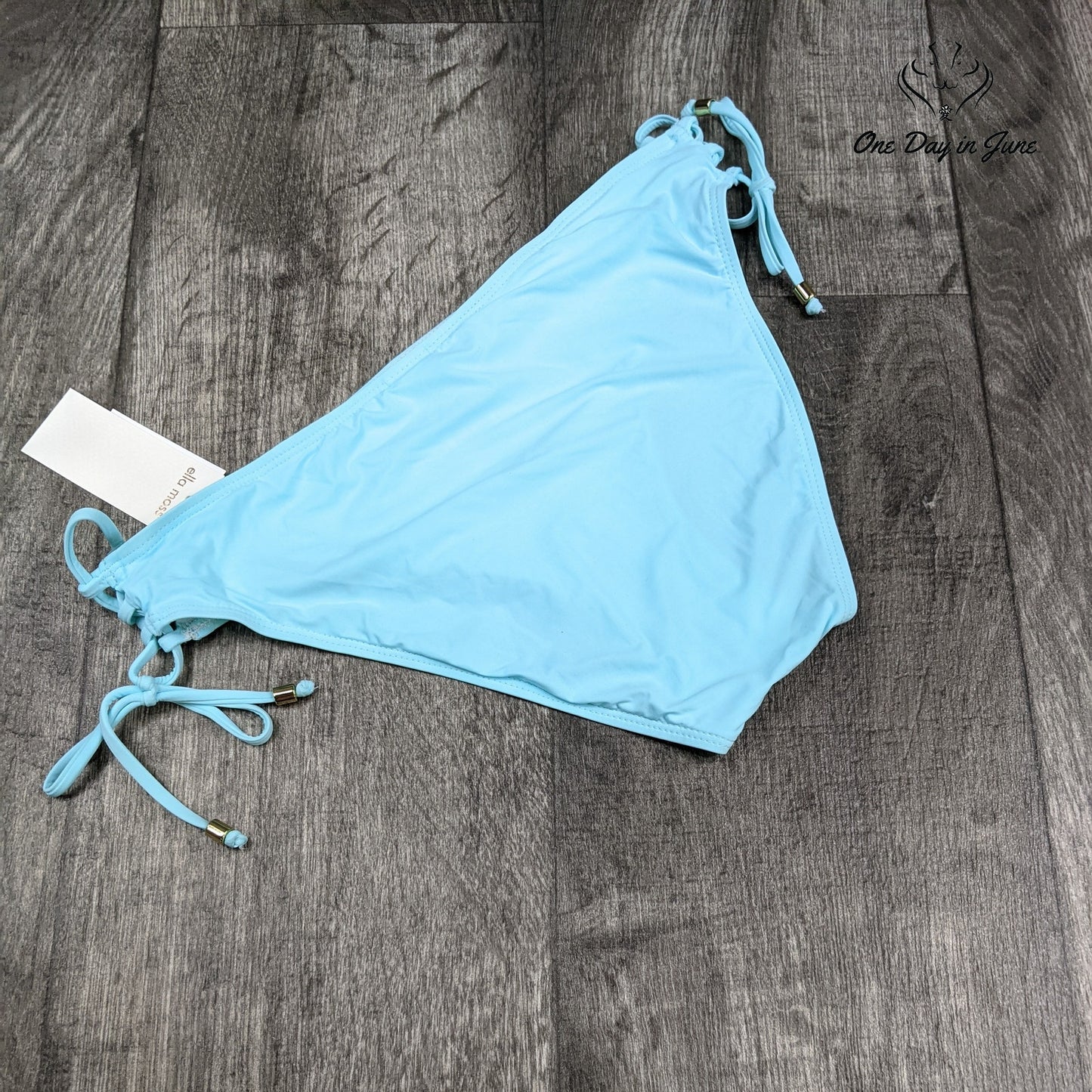 Ella Moss Lace Up Bikini Bottom Swimwear Size M