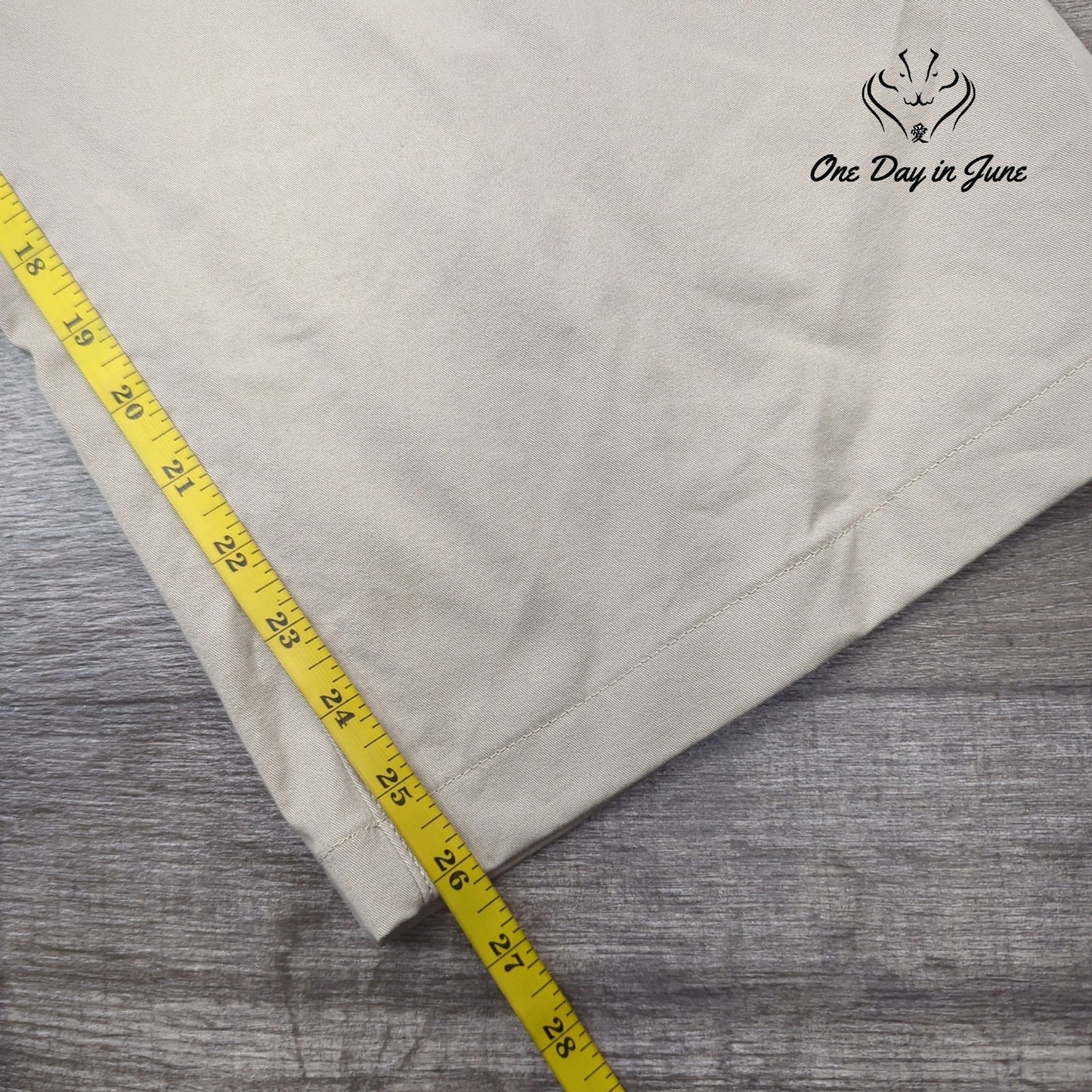 St. John's Bay Mid Rise Light Khaki Pants Size 12