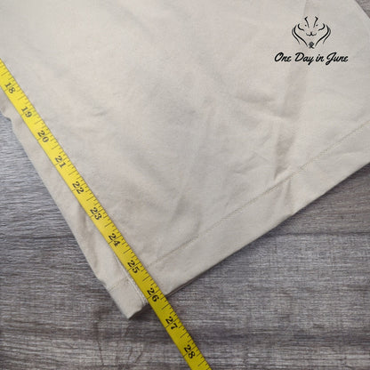 St. John's Bay Mid Rise Light Khaki Pants Size 12