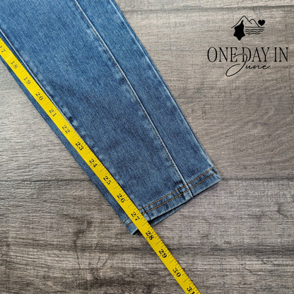 Halara Flex Denim Skinny Jeans Blue Stretch NWT Size S