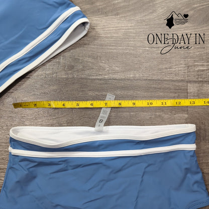 Blooming Jelly Crop Bikini Swimsuit Size S