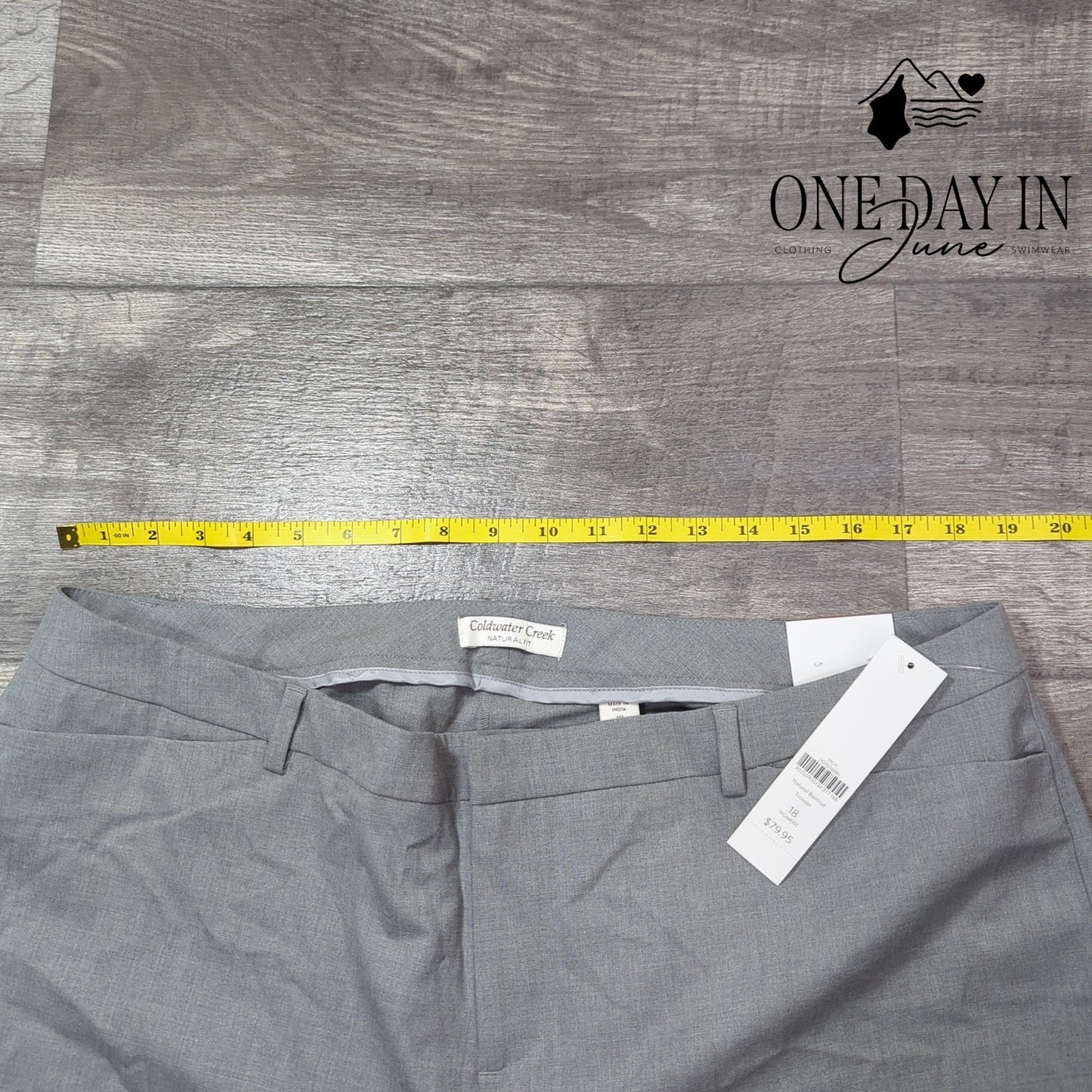 Coldwater Creek Natural Fit Boot Leg Pants Size 18