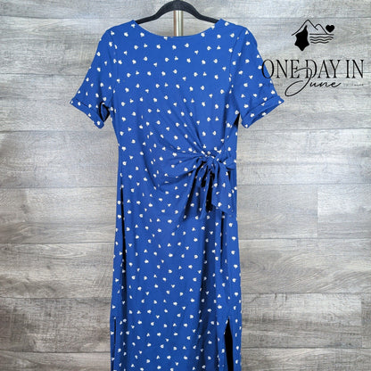 On 34th Short Sleeve Tie Side Dress Size M