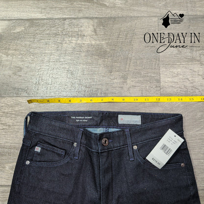 AG Adriano Goldschmied Farrah Skinny Contour 360 Dark Indigo NWT Size 4 (27)