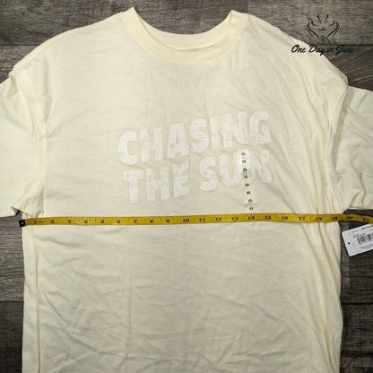 Flirtitude Juniors Chasing the Sun Tee Shirt Top Size XS
