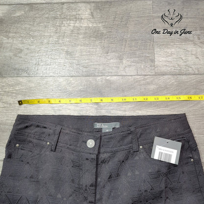 89th & Madison Cropped Textured Pants Size 10