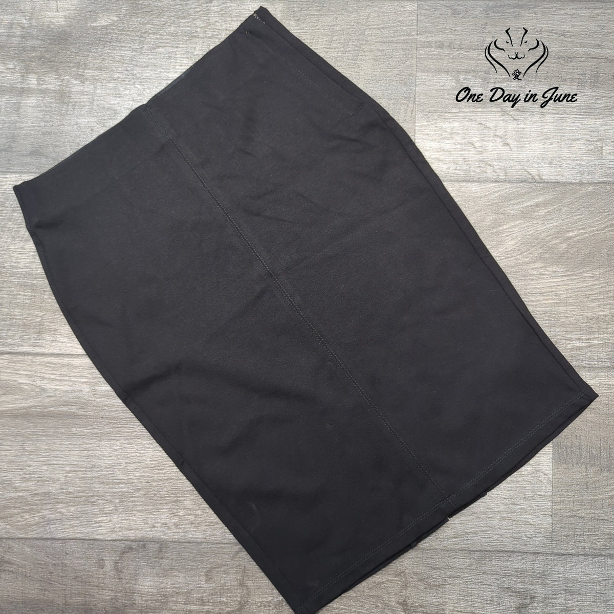 BlankNYC Mavis Knit Pencil Skirt Black Stretch Bodycon NWT Size 4