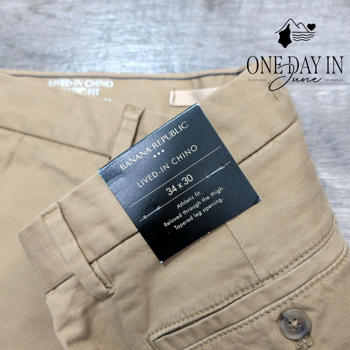 Banana Republic Lived In Chino Size 34X30