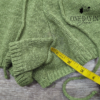 Sage Drawstring Knit Shorts Size S