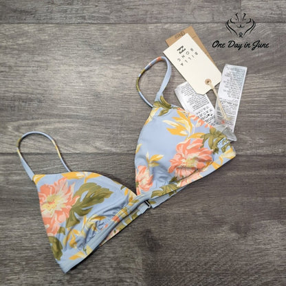 Billabong Skies For Days Ceci Triangle Bikini Top Size M