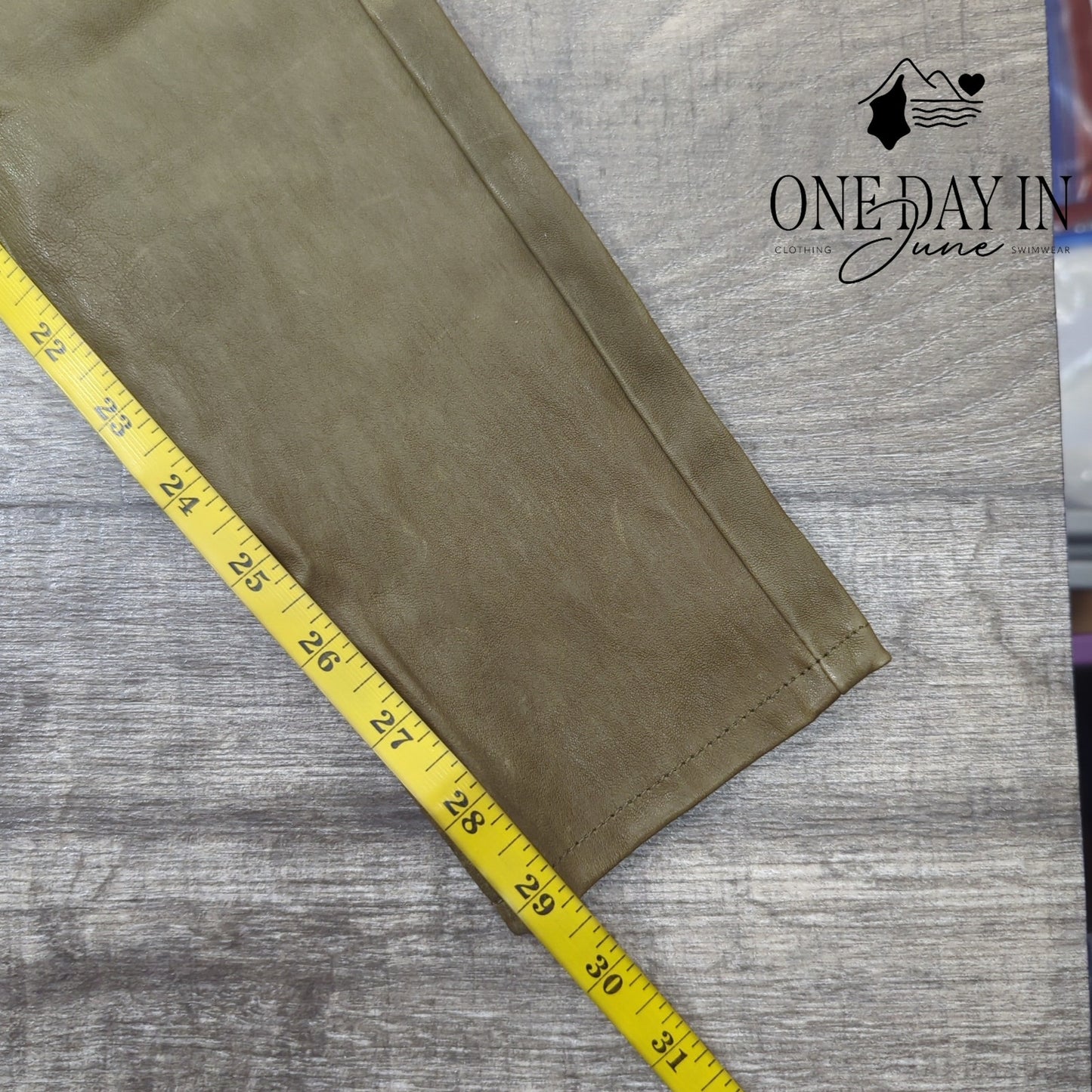 Adriano Goldschmied The Farrah Skinny Faux Leather High Rise Jeans Size 27 (4)