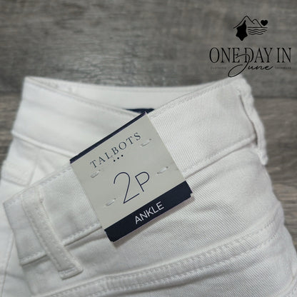 Talbots Petite Ankle Jeans Size 2P