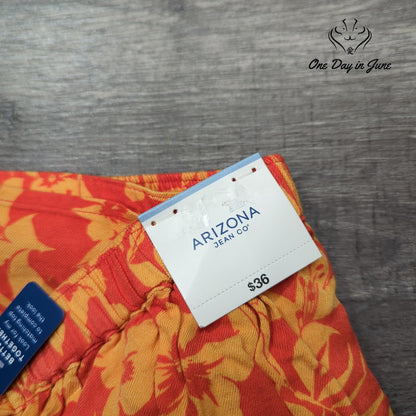 Arizona Jean Co. Juniors Tropical Wrap Skort Size L