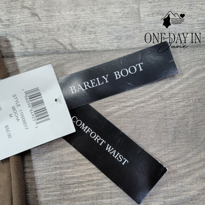 89th & Madison Barely Boot Comfort Waist Pants Size M Mocha Brown NWT Size M
