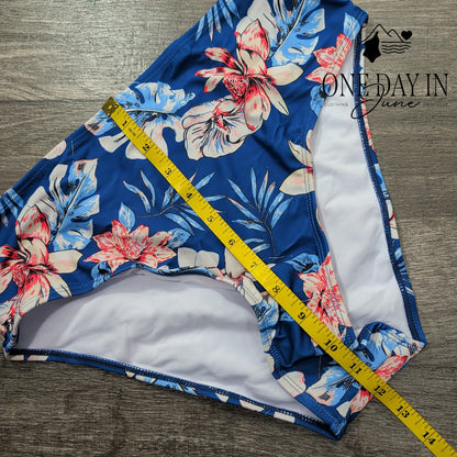Aimage Twist Front Tankini Swimsuit Size M