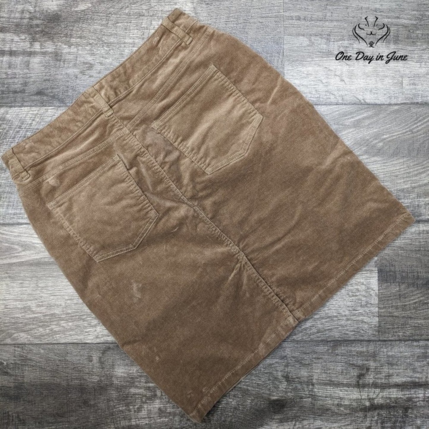 Chaps Petite Corduroy Skirt Size 12P