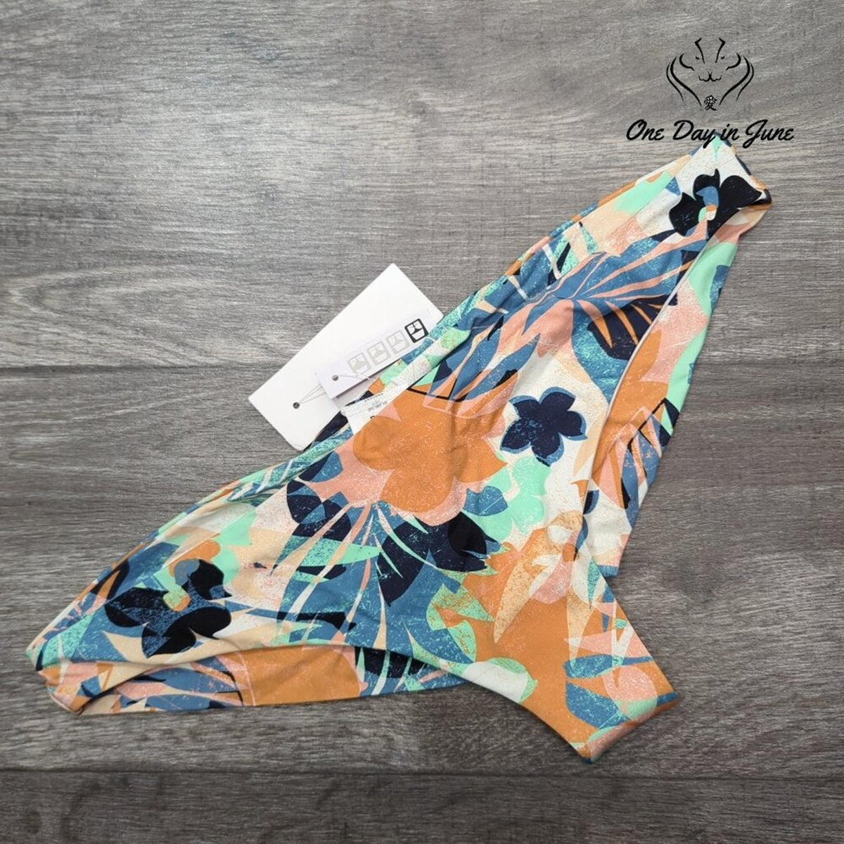 Roxy PT Beach Classics Mini Bikini Bottom Zeta Blossom Floral NWT $35 Size XL