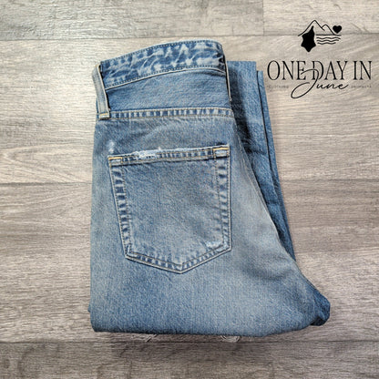 AG Adriano Goldschmied Phoebe High Waist Tapered Distressed Jean NWT $215 Size 4