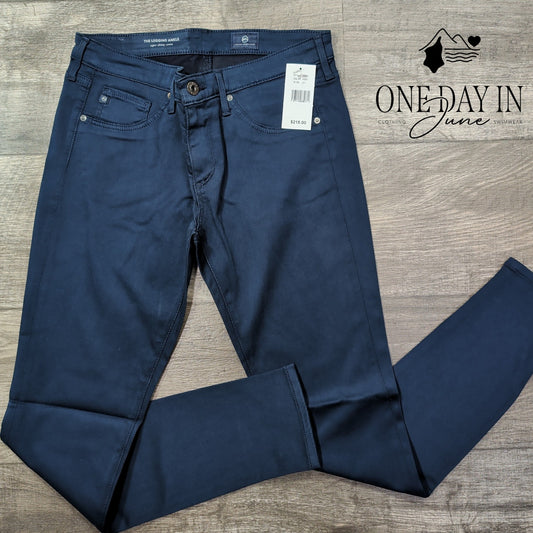 AG Adriano Goldschmied The Legging Ankle Super Skinny Jeans Navy NWT Size 4 (27)