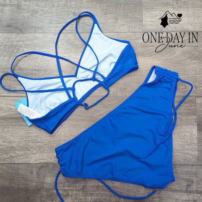Cupshe Tie Back Tie Side Bikini Swimsuit Size XL