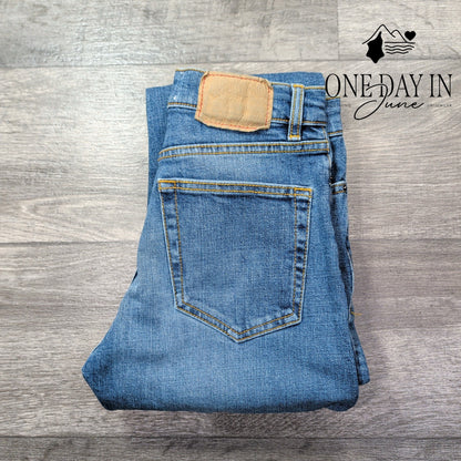 Jeanerica CW002 Classic Straight Leg Jeans Mid Vintage NWT Size 0 (25)