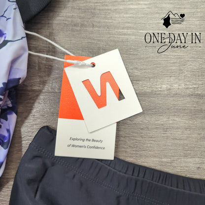 Neiyook Plus Size Swimdress Boyshort Tankini Swimsuit Size 24W