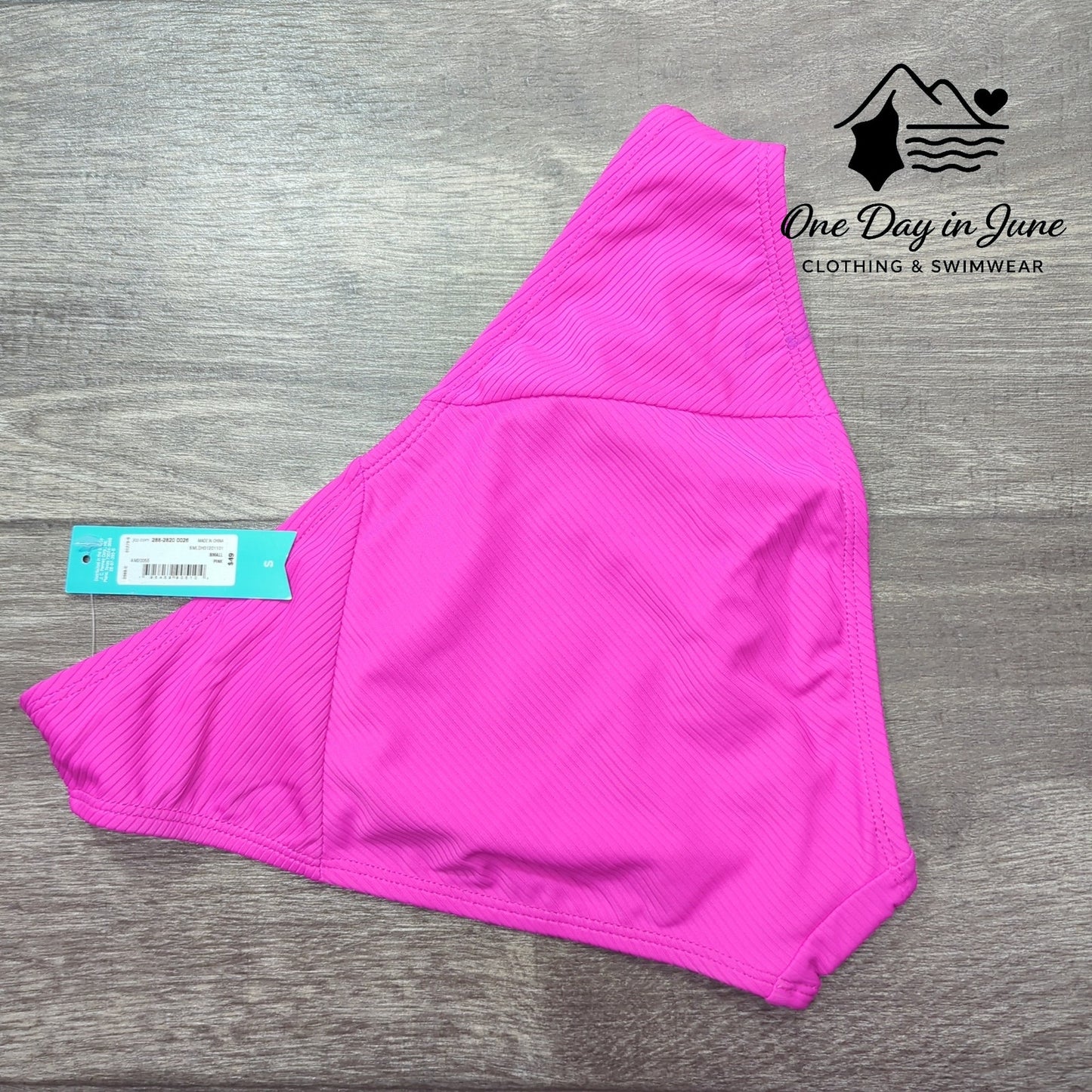 Ambrielle Ribbed Bikini Bottom Size S