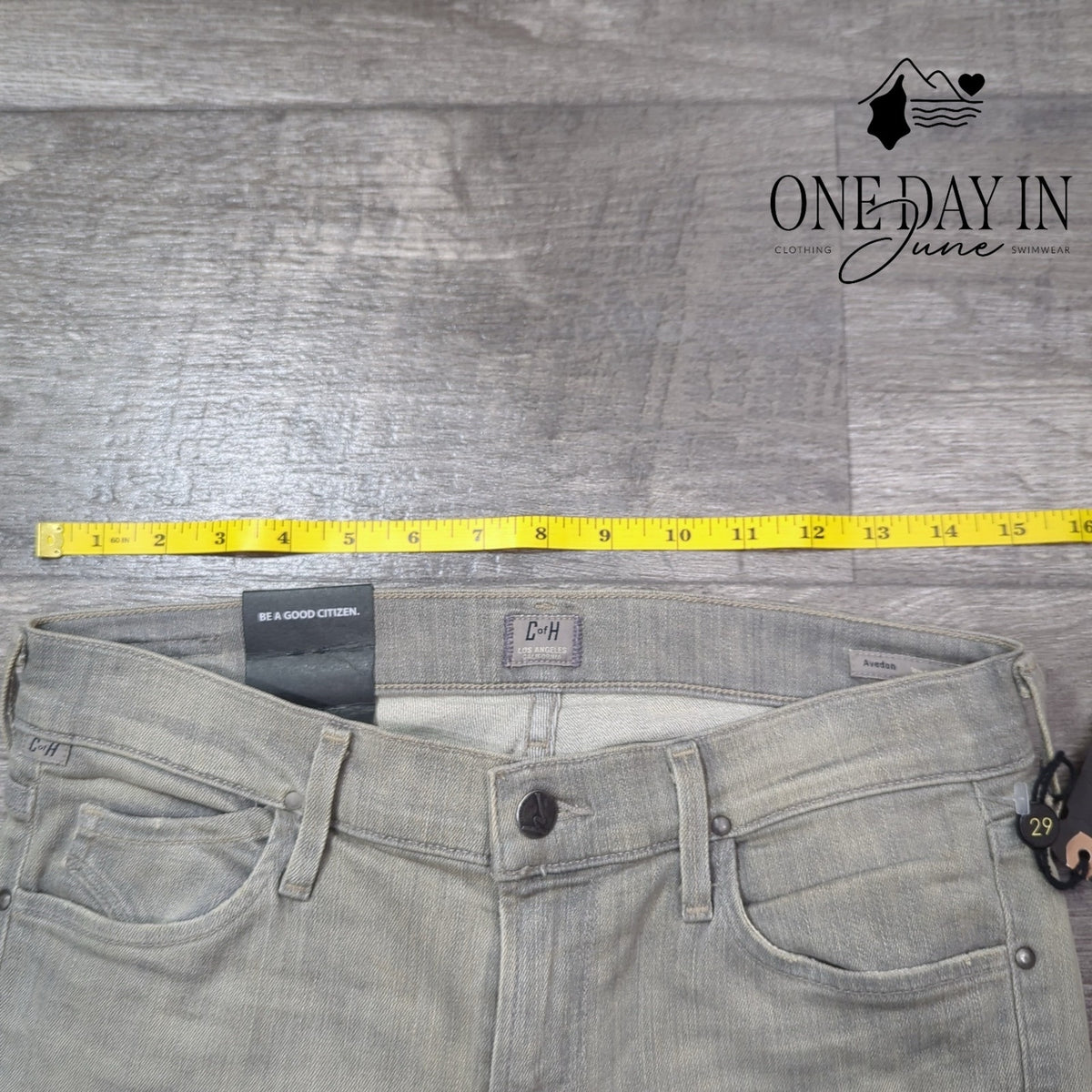 Citizens of Humanity Avedon Low Rise Skinny Jeans Gray NWT Size 29 (8)