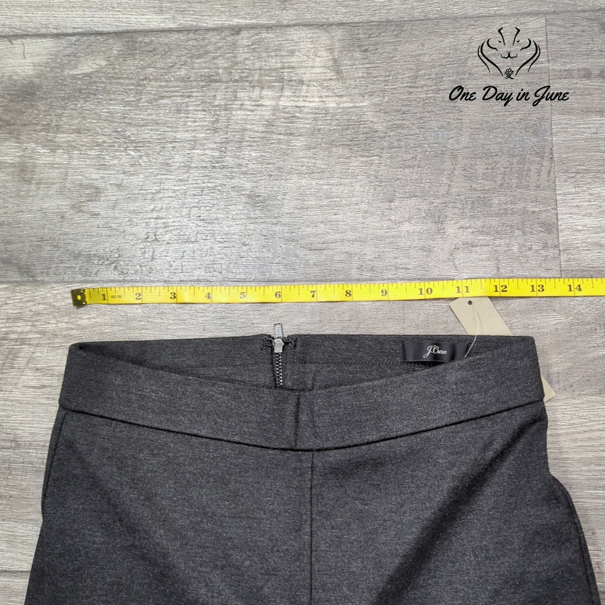 J.Crew Any Day Skinny Ankle Pants Charcoal Gray Stretch NWT Size XS