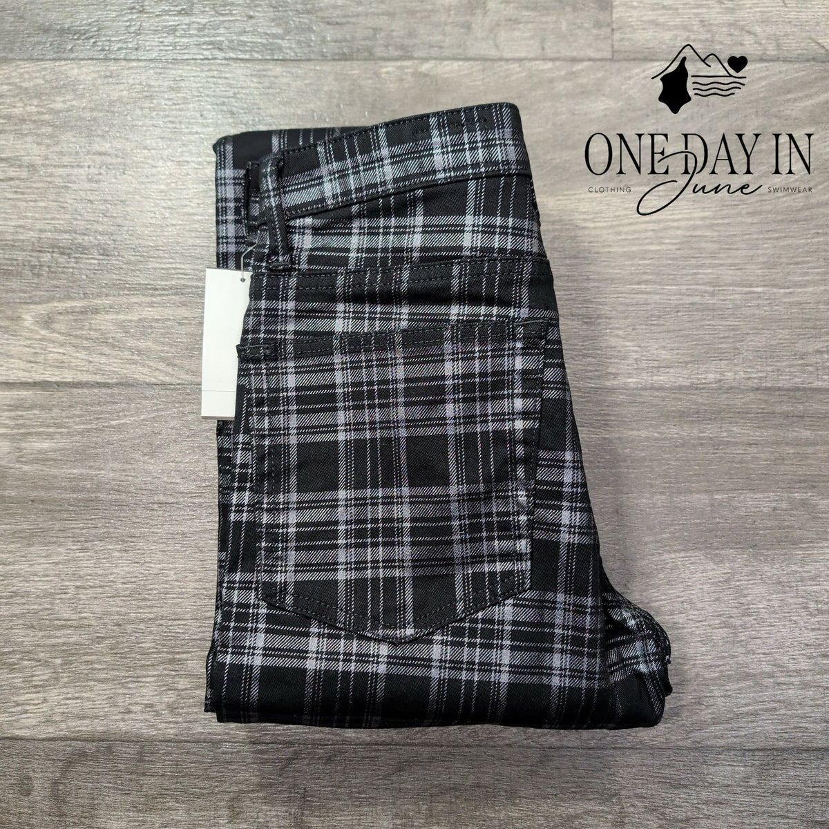 AG Adriano Goldschmied Farrah High Rise Skinny Plaid Jeans NWT Size 4 (27)