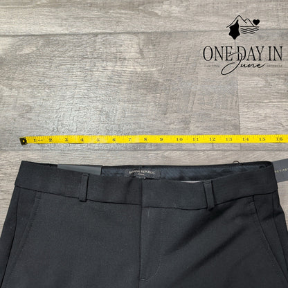 Banana Republic Ryan Italian Wool Dress Pants Black NWT Size 2