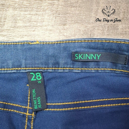 Benetton Vintage Skinny Jeans Size 28 (6)