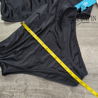 Cupshe One Shoulder High Waist Bikini Swimsuit Size L