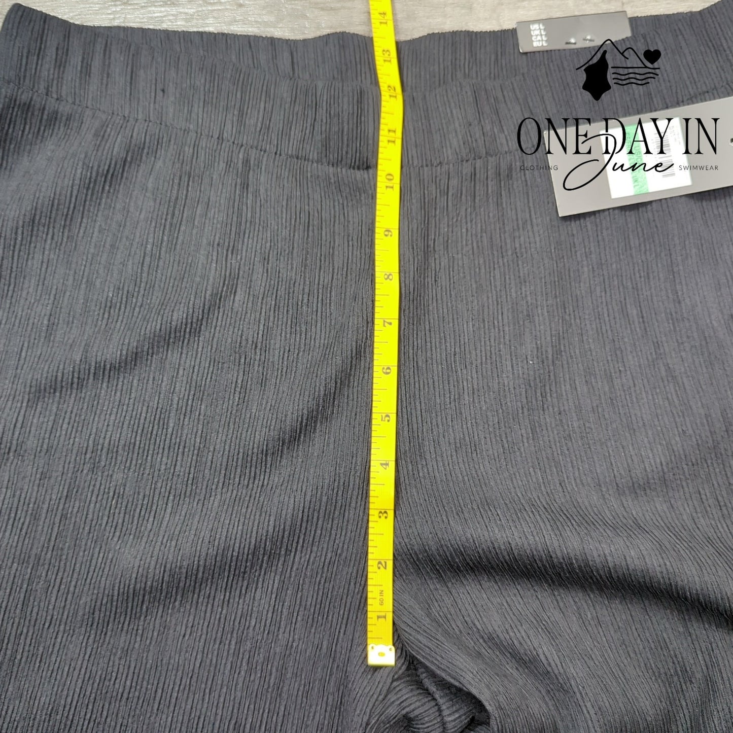 Jones New York Wide Leg Crop Pull On Pants Size L