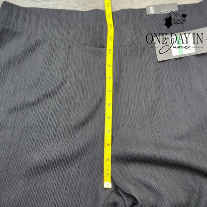 Jones New York Wide Leg Crop Pull On Pants Size L