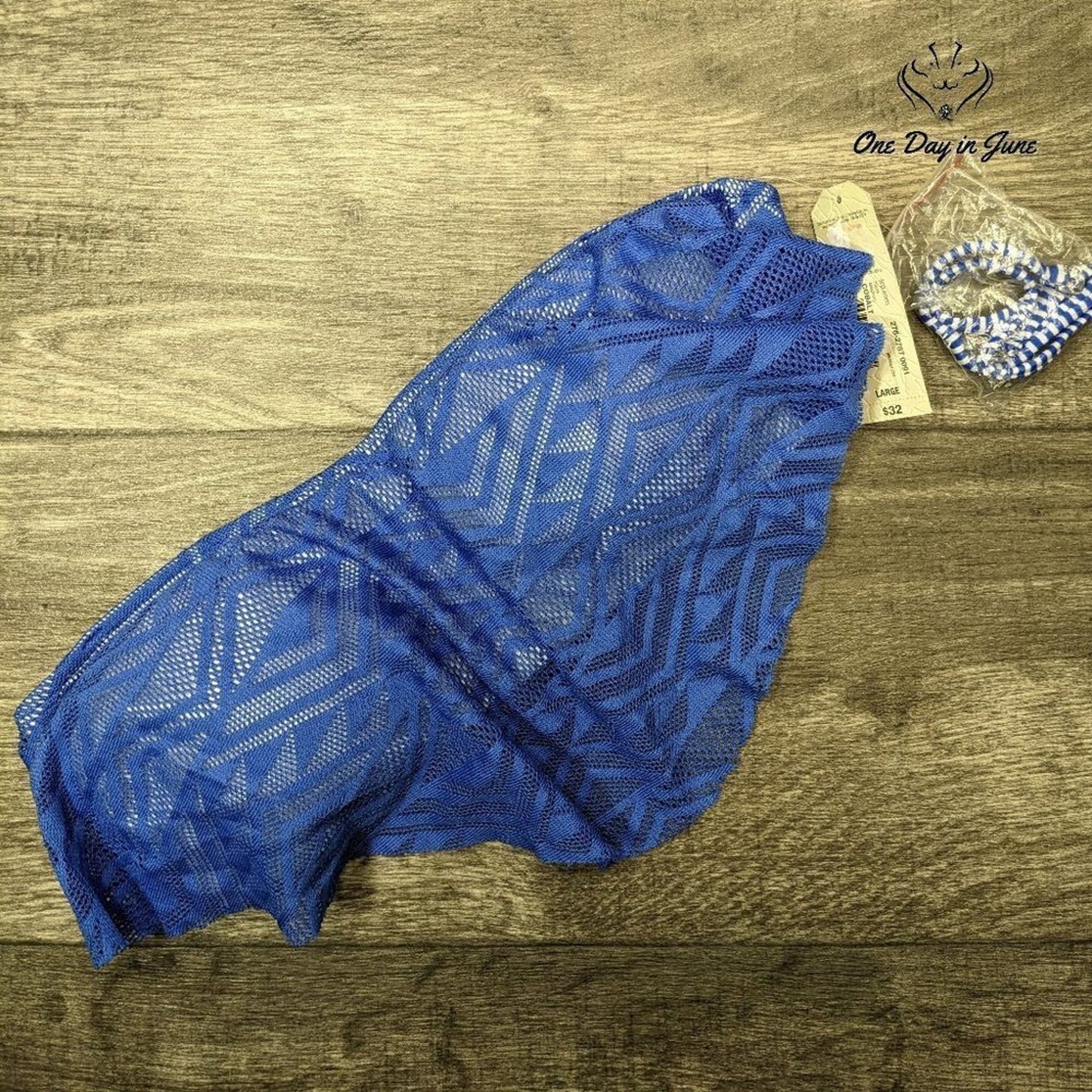 Arizona Jean Co. Juniors Flounce Bikini Top Size L