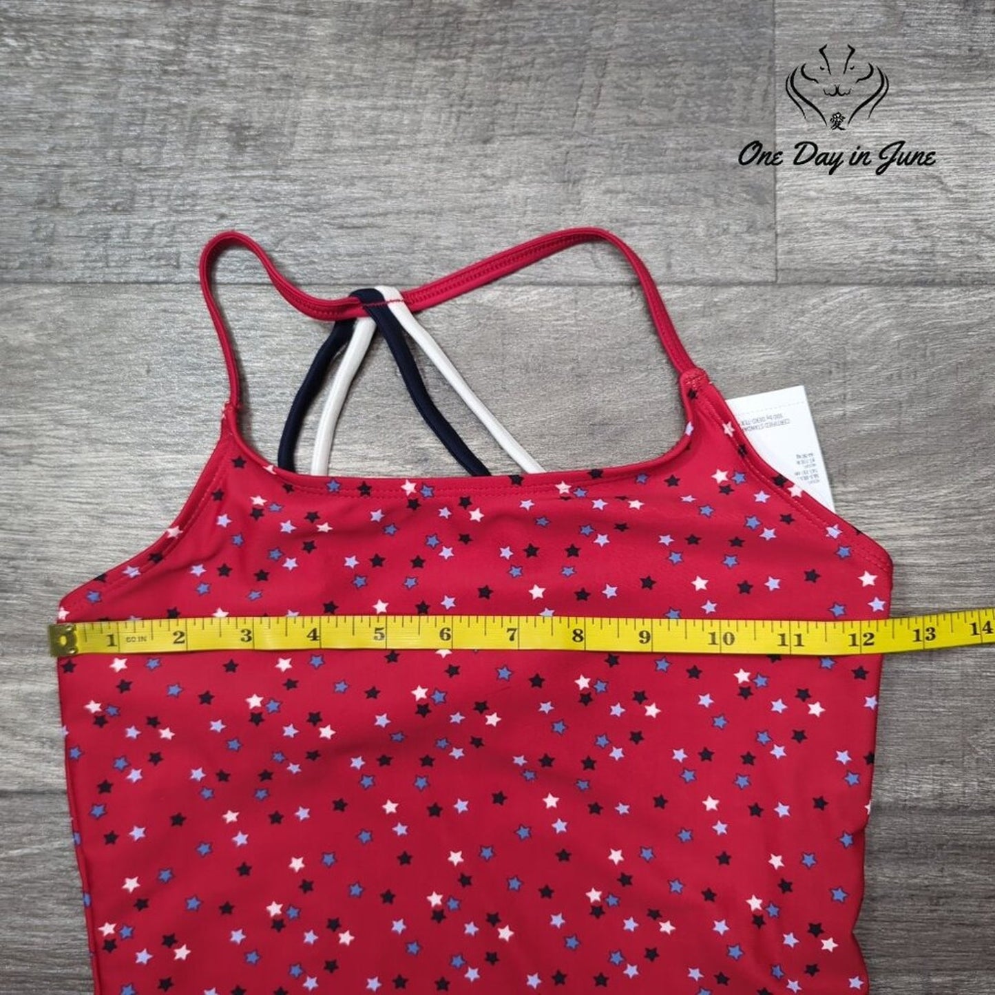 OshKosh UPF 50+ One Piece Simwsuit Size 14