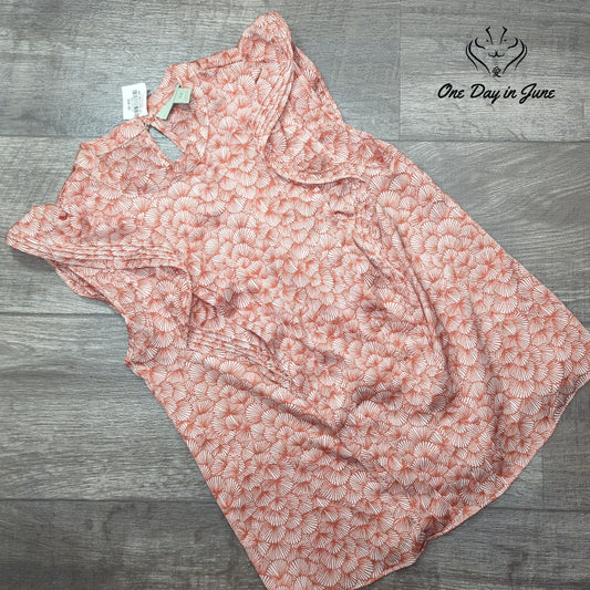 Ryegrass Sleeveless Ruffle Blouse Size XS