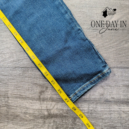 Good American Good Legs Skinny Jeans Blue Mid Rise NWT Size 12