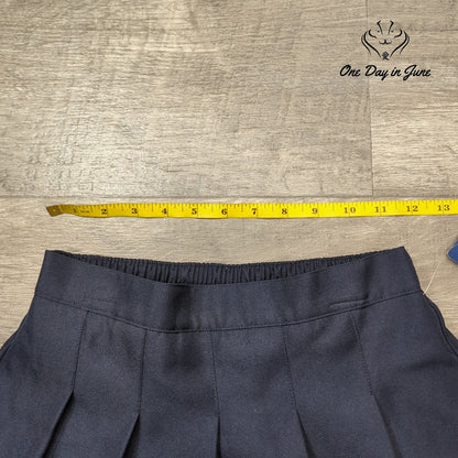 Izod Approved Schoolwear Girls Pleated Skort Navy Regular NWT Size 14 Regular