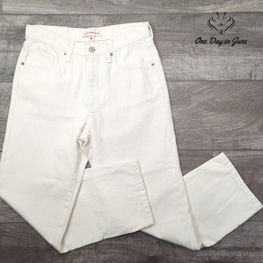Lucky Brand 90s Loose High Rise Crop Jeans Size 2