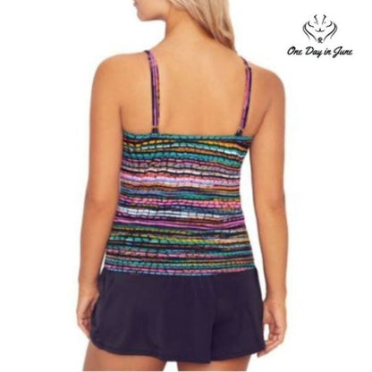 Trimshaper City Lights Farrah Romper One-Piece Size 18W