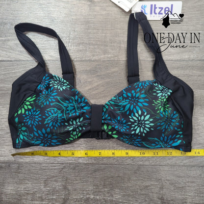 Itzel Tropical Bikini Top Size 8B